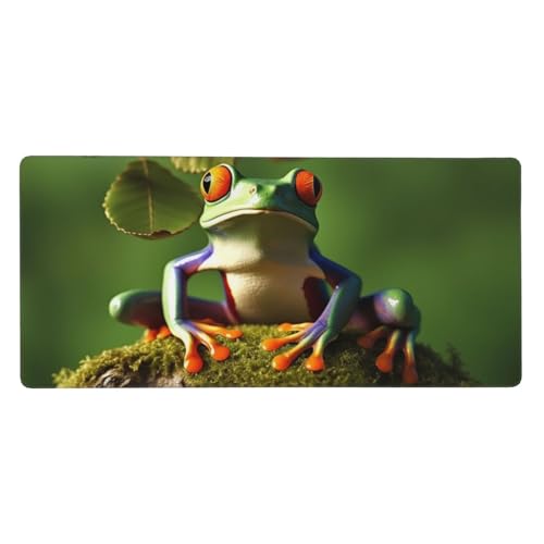 Tapis de souris de jeu 90x40 cm grenouille pour la maison