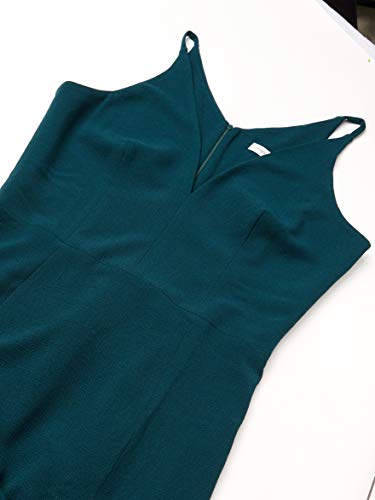Image of Iris Spaghetti Strap Plunging Long Dress
