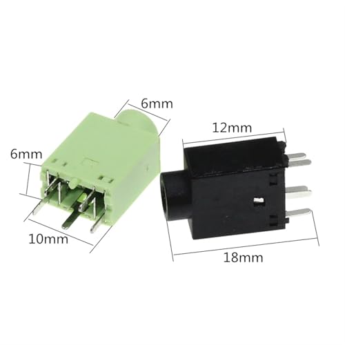 Connecteurs 3,5 mm 5 broches PJ-358 pour une transmission audio sans coupure