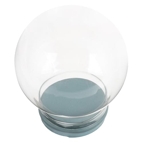 DECOMELODY Kit Boule à Neige en Verre Vide 120 Mm, Globe de Neige Transparent, Verre Robuste, DIY Créatif, Décoration Intérieure, Présent Polyvalent,...
