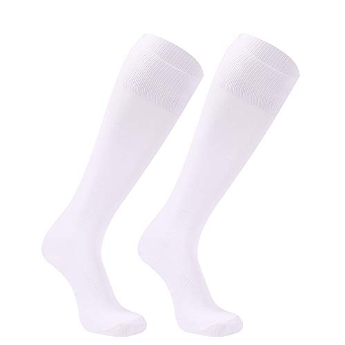 Classic Soccer Socks, FOOTPLUS Men Women Solid Long Softball Volleyball Hockey Football Baseball
