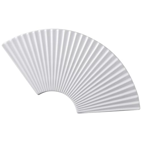 Plato cerámico VANZACK para sushi forma abanico 11 pulg miniatura 1