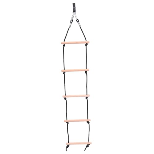 POPETPOP Échelle Bois pour Garçon Fille Escalade de Hêtre Robuste et Favorisant la Motricité et Filles