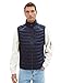 Produktbild TOM TAILOR Herren Hybrid Steppweste mit Stehkragen, 10668-sky Captain Blue, XL
