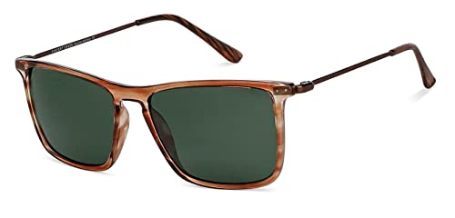 Image of VINCENT CHASE EYEWEAR By Lenskart | Full Rim Square Stylish Sunglasses | Polarized And UV Protected | For Men And Women | Large | Vc S13982