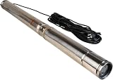 Pompa Głębinowa ANTYPIASKOWA 3" ZEN 2/17 z Falownikiem - Zestaw do Studni, 550 W, 4200 l/h, Podnoszenie 67 m, Kabel 20 m - Stałe Ciśnienie Wody, Automatyczne Sterowanie