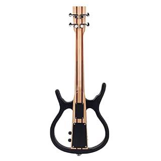Guangcailun Ukulélé électronique Pour Ultra-mince Rechargeable 4 cordes guitare en bois double sortie Audio démarreur… - Les Beatles, Paul McCartney, John Lennon, RIngo Starr, George Harrison