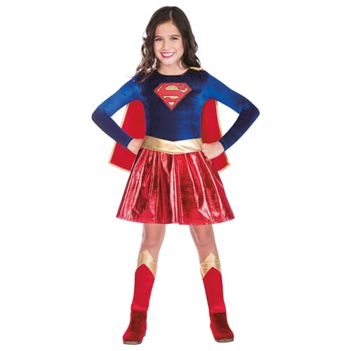 amscan Déguisement de super-héros DC Comics pour enfant - Bleu et rouge - 9908394