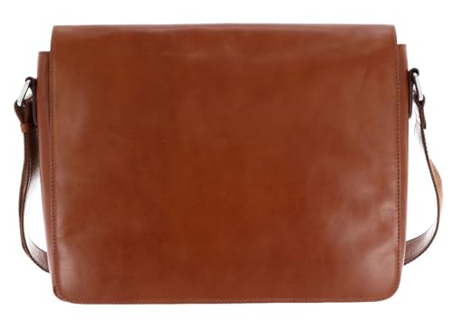 Messenger Leonhard Heyden Cambridge en cuir marron de 38 cm pour votre ordinateur portable