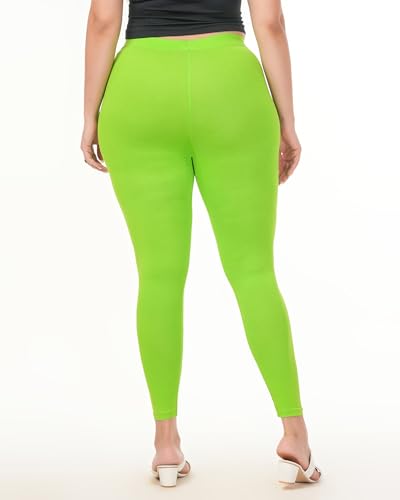 Image of Loveit Womens Solid Viscose Slim Fit Ankle Length Leggings