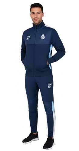 Real Madrid Survêtement fit Real - Collection Officielle Football - Taille Homme S