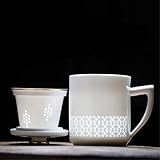 Photo Gallery wgqdqdby tazza da ufficio con coperchio e infusore tazza da tè in ceramica grande capacità per casa-color1-440ml Photo Gallery wgqdqdby tazza da ufficio con coperchio e infusore tazza da tè in ceramica grande capacità per casa-color1-440ml