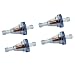 Outlaw Racing Inline Fuel Filter - Motorcycle Gas Fuel Line - Bike, Scooter ATV Fuel Filter - Clear Inline Filter for 1/4" Line - 0.88" Diameter Gas Filter for Motorcycle - 40-70 Micron Rating
