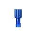 Panduit DNF14250FIBX-L Female Disconnect, Nylon Fully Insulated, Expanded Entry, 16 - 14 AWG Wire Range, Blue, 0.250 x 0.032" Tab Size, 0.24" Max Insulation, 0.35" Width, 0.22" Height, 0.93" Length (Pack of 50)