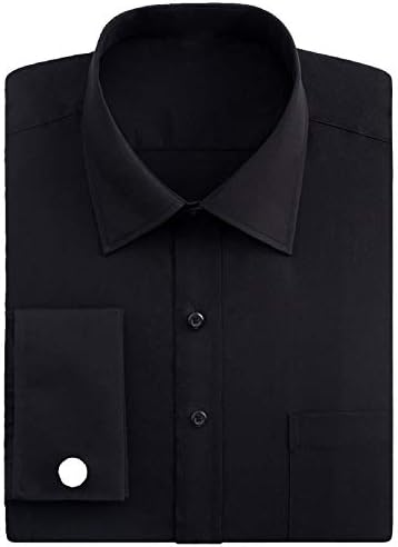 French Cuff Dress Shirts Regular Fit 