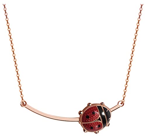 Colliers pour femmes en Or Rose, bijou chic et pendentif luxueux 18K