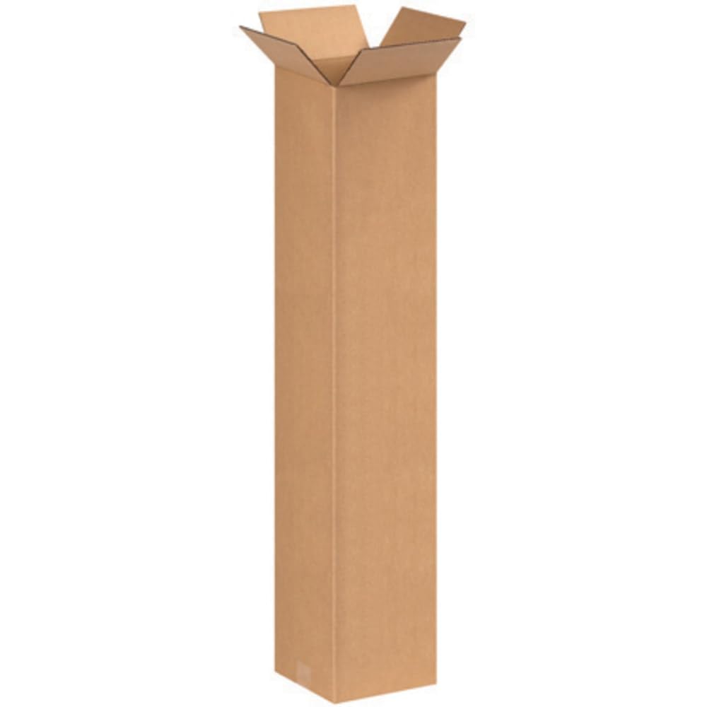 aviditi 8842 hoch Wellpappe Box, 20,3 cm Länge x 20,3 cm Breite x 106,7 cm Höhe, Kraft (Bundle Of 20)