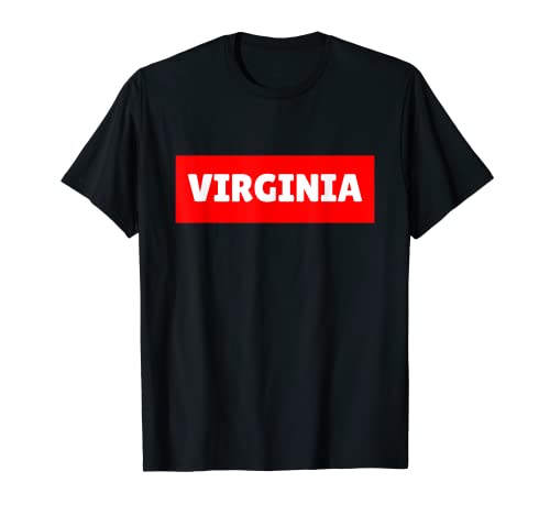 Camiseta con logo Red Box - VA - Virginia Camiseta