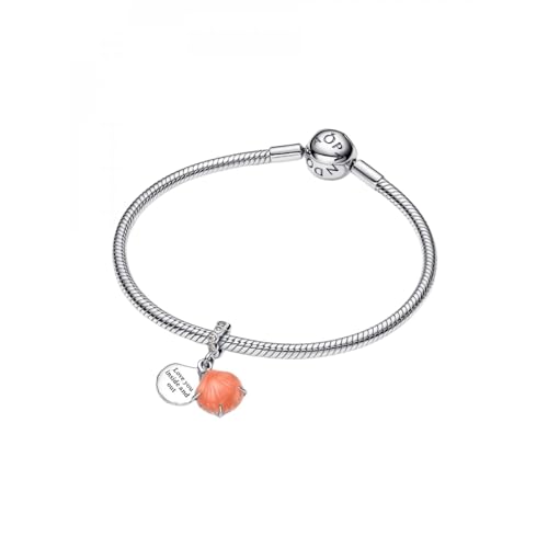 Charm colgante Pandora Moments 793821C01 concha de plata con relieve esculpido 3