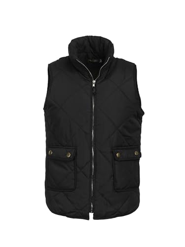 Chaleco acolchado para mujer di adios al frio con este abrigo ligero de cuello levantado