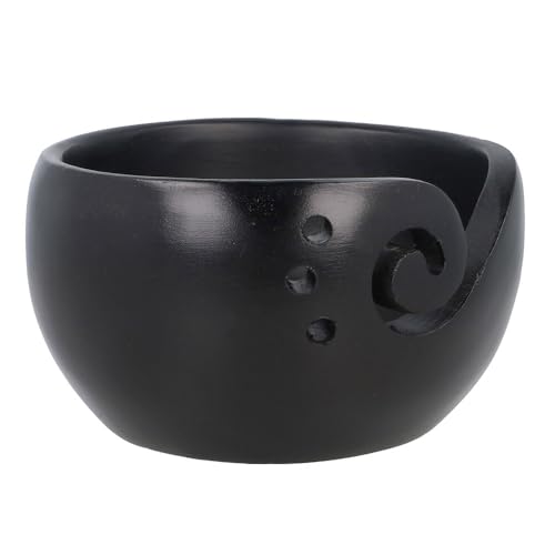 Image of Scheepjes Yarn Bowl Pinewood 15 x 10 cm Dark Brown - 1 pc