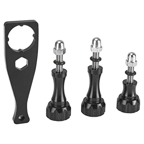 Vkesen Aluminium Screw Thumb Screw Set with Wrench for GoPro Hero 11, 10, 9, 8, 7, 6, 5 All Series Action Cameras Cover