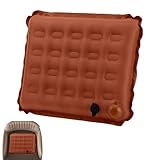 Genérico Cojín Asiento Inflable - Soporte Ligero de Auto Hinchado - Almohadilla para Asientos de Estadio y Sillas de Exterior | para Senderismo Caza Viajes Avión Coche Playa