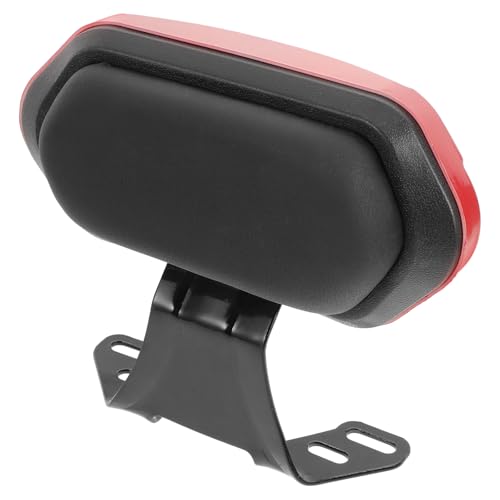 Coussin de dossier moto rouge à installation facile pour le confort passager