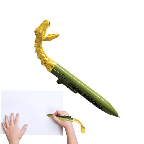 Générique Stylo à Encre Géant Cute,Accessoire Farce Blague Bouche Ouverte,Stylo à Encre Dinosaure Thème Enfant - Pour Ados Enseignants Élèves de 5 Ans...