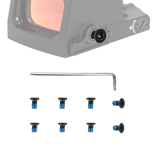 2 Sizes Screw Kit for Holosun Battery Tray Compatible with Holosun 407k/507k/407c/508c/508t/509t/ACSS Vulcan/Comp Models, Including Installation Tools, 10.9 Grade Carbon Steel with Blue Threadlocker