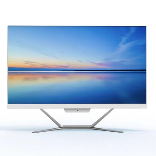 Image of 23.8 inch All-in-One Business Desktop Computer, i7-4600M,16GB RAM,1TB SSD,Windows 10 Pro,Mouse,Keyboard,WiFi,Bluetooth,Webcam
