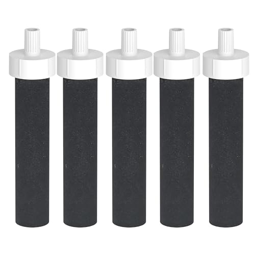 Water Bottle Filter Replacement for Brita BB06 Compatible with Brita Hard Sided and Sport Bottle Filter BPA Free (5 Packs)