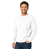 TICTEX Sweat Homme sans Capuche - Sweat-Shirt Col Rond en Coton Confortable - Idéal pour L...