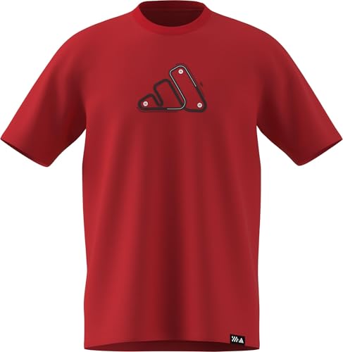 T-Shirt Graphique adidas Motorsport Track pour homme avec style streetwear