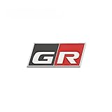 LIANGSHUO 車のステッカー GR スポーツ デカール フロント フード グリル エンブレム バッジ用のトヨタ HV YARiS RZ RC RS プリウス レクサス ハリアー GRMN ロゴステッカー