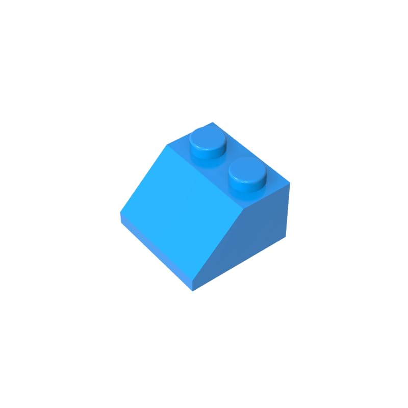 Gobricks 3039 Slope Brick 2x2 Sloped Brick 50 Pieces GDS-589 Compatible with Lego Building Blocks Color:Dark Azure โ image 1