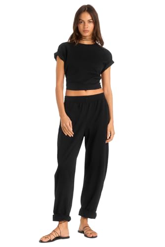 Women's Coast Cotton Jersey Pant Bottom4