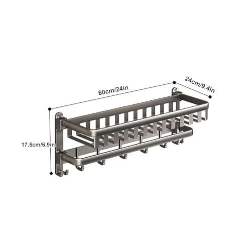 Porte-serviettes mural compact sans assemblage pour éliminer le désordre - 3