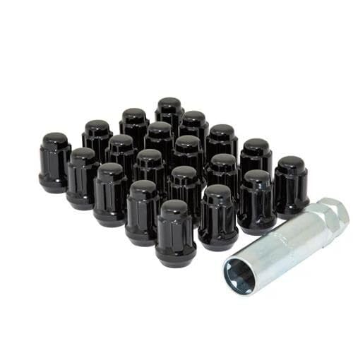 Image of Gorilla Automotive 5LUG 14-1.50 SPLN WIK PASS BLK GOR - K5CS-14150BGR