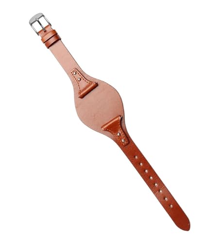 Bracelet de montre en cuir véritable 18mm marron élégant pour Fossil ES4114