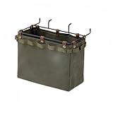 折りたたみ式吊り下げ式テーブルサイド収納バッグ、サイドポケット、屋外ピクニックやキャンプ用テーブルサイドブラケット (レトログリーン)