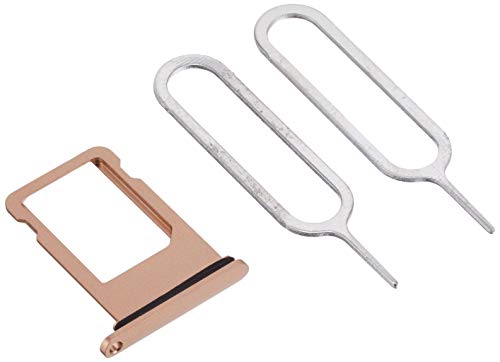 【BlueSea】iPhone 8 Plus 専用 SIM トレイ 防水シリコンリング付き 全3色 ゴールド Tray-8PGold