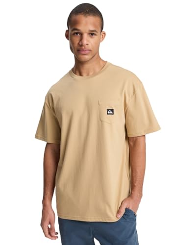 T-Shirt Homme Quiksilver avec poche poitrine au style décontracté intemporel