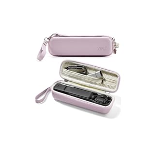 Linpr Étui de Transport pour DJI Osmo Pocket 3, Case de Protection Rigide pour Caméra, Sac de Rangement de Voyage pour Pocket 3 et Accessoires, Sac pour Appareil Photo avec Fermeture éclair (Violet)