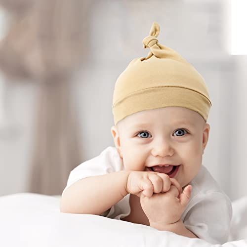 8 Pack Newborn Baby Caps Set Multicolor Soft Kid Chirp Hat For Baby Boy And Girl Single Layer Baby Hat For 0-1 Years 0Ld #TOP4