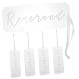 Panneaux de mariage sur chaise : le design raffiné des panneaux de réservation de siège ajoute une touche élégante et sophistiquée aux sièges de mariage, fournitures de mariage