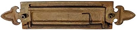 Adonai Hardware Decorative Iron Letter Plate (Rust Living Finish)