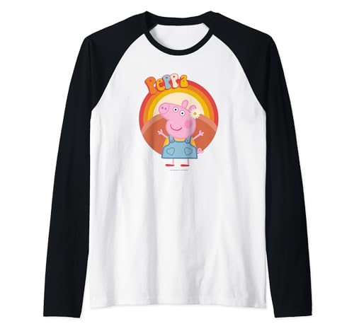 T-shirt Raglan Peppa Pig Évite les Irritations et Facilite l'Habillage