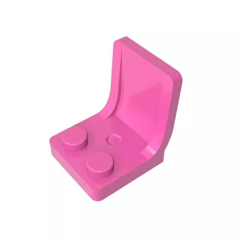 4079 Seat/Chair 2X2 50 Pieces High-Precision MOC Building Bricks Replacement Parts Compatible with Lego bricks GDS-1308 Dark Pink — image 1