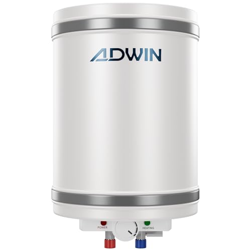 Image of ADWIN ACQUA 25L Storage Water Heater (Geyser) | Fast Heating | Copper Heating Element | Stainless Steel Tank | 6 Bar Pressure Support | Energy Efficient | 1 Year Product & 3 Years Tank Warranty